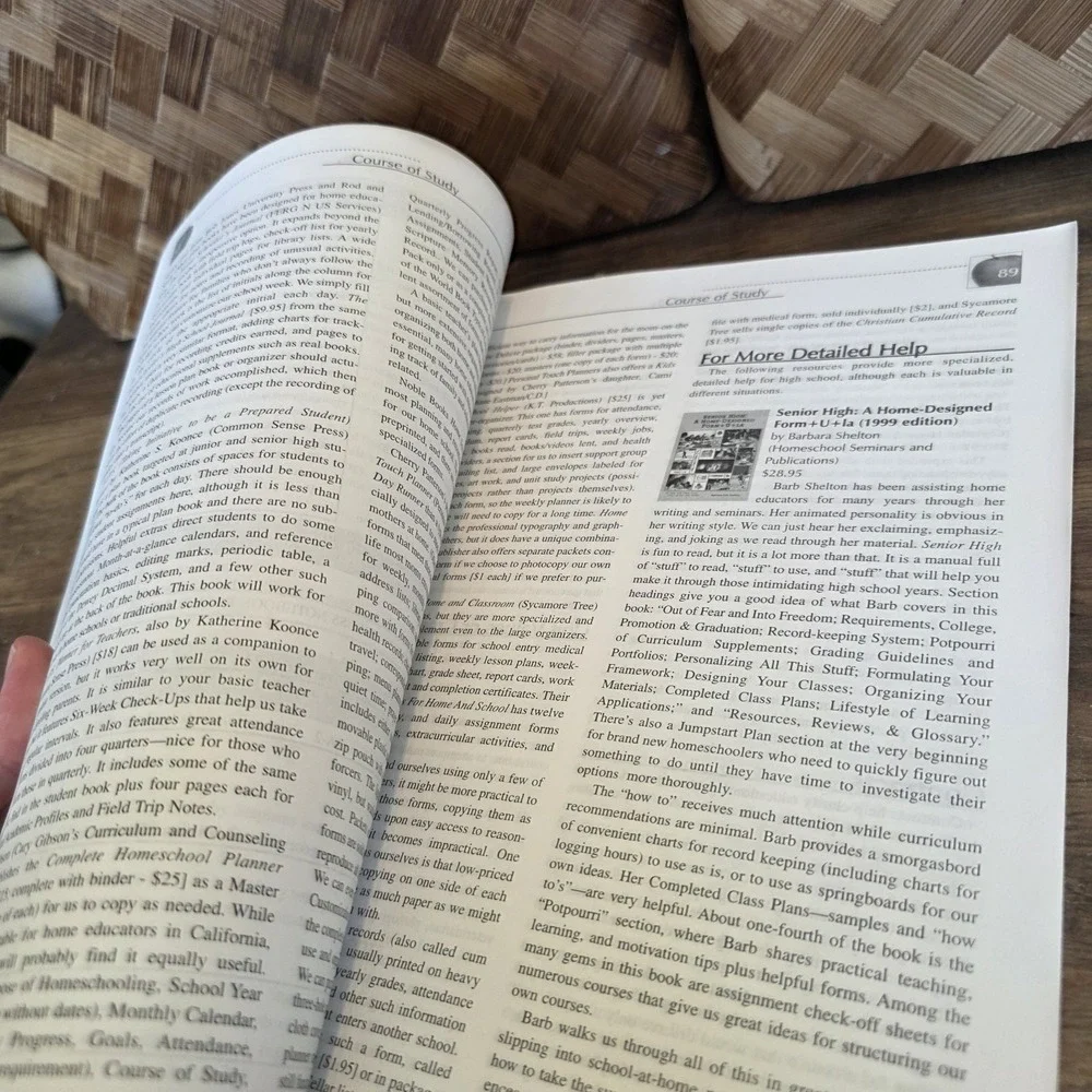Christian Home Educators' Curriculum Manual: Junior/Senior High by Cathy Duffy